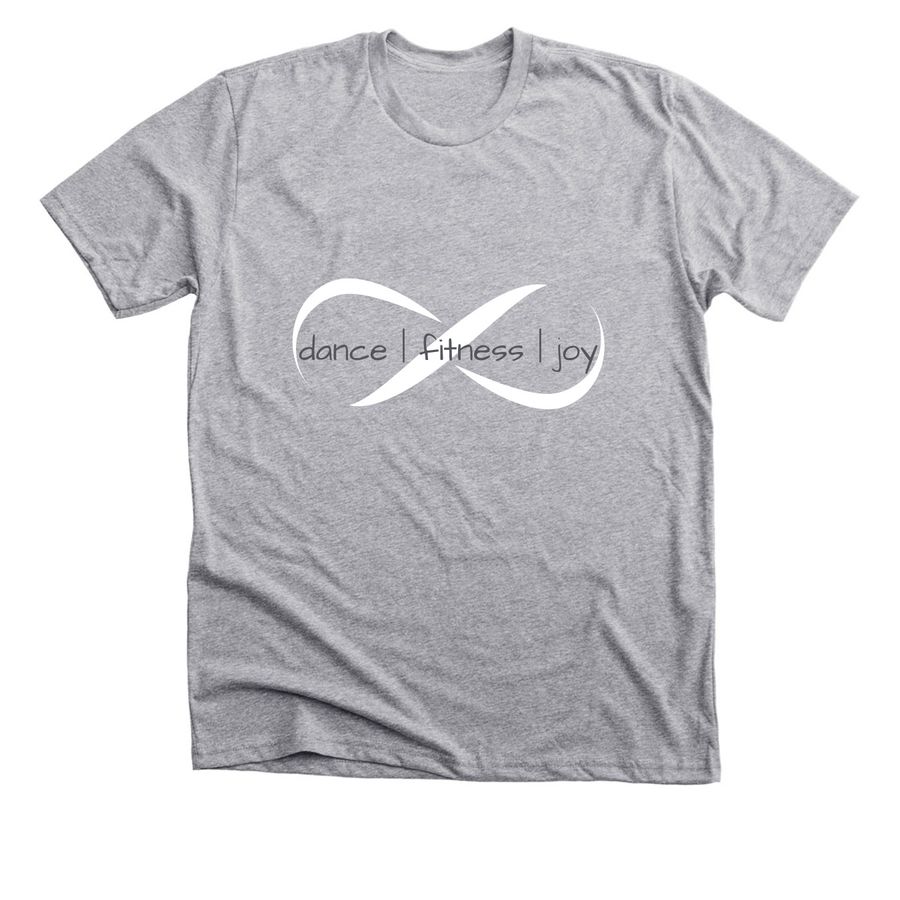 Dance ? Fitness ? Joy ?, a Athletic Heather Premium Unisex Tee