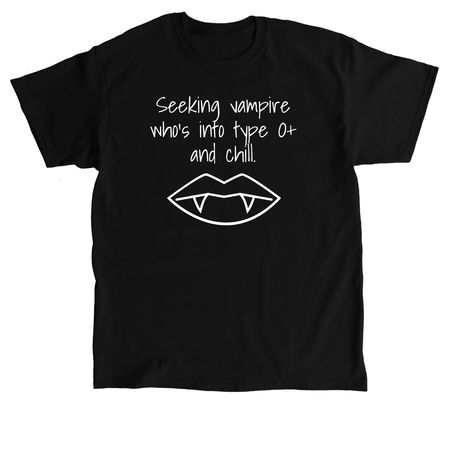 Seeking Vampire 7, a Black Classic Unisex Tee