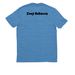 SHARK SQUAD!, a Azure Blue Allmade Eco Triblend Unisex Tee (back-view)