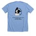 New Roots Farm Dogs, a Heather Carolina Blue Premium Unisex Tee (back-view)