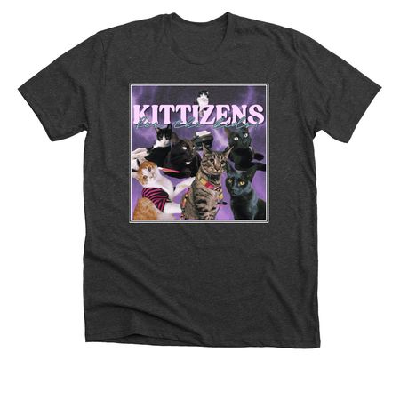 Kittizens for the Kids, a Dark Grey Heather Premium Unisex Tee