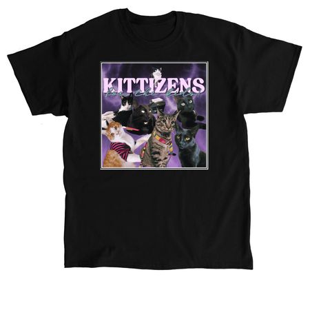 Kittizens for the Kids, a Black Classic Unisex Tee