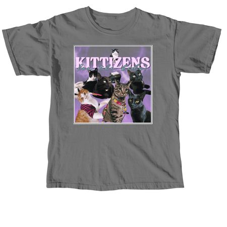 Kittizens for the Kids, a Grey Comfort Colors Unisex Tee