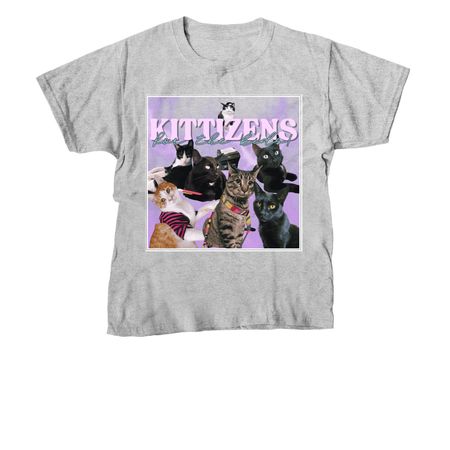 Kittizens for the Kids, a Sport Grey Youth Unisex Tee