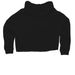 live laugh leave to read (white text), a Black Women?s Lightweight Cropped Hoodie (back-view)