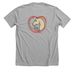 Helping Fjord Horses, a Athletic Heather Premium Unisex Tee (back-view)