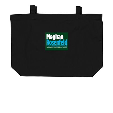 Totes, a Black Large Organic Cotton Tote Bag