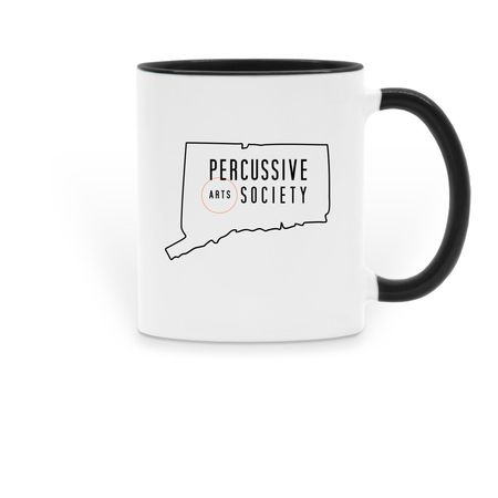 CTPAS MUG, a Black Two-Tone Ceramic Mug