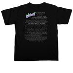 Dark Colored Shirts, a Black Comfort Colors Unisex Tee (back-view)
