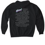 Dark Colored Shirts, a Black Gildan Softstyle Pullover Hoodie (back-view)