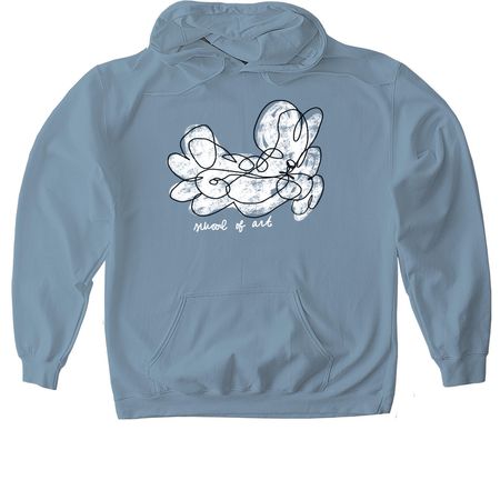 2025 Carnegie Mellon School of Art Sweatshirt, a Stone Blue Gildan Softstyle Pullover Hoodie