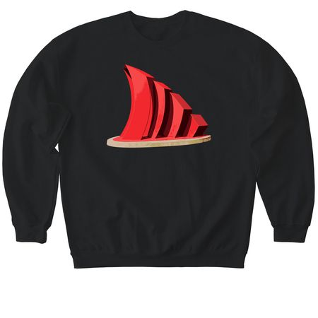 Wear Your Journey, a Black Softstyle Crewneck Sweatshirt