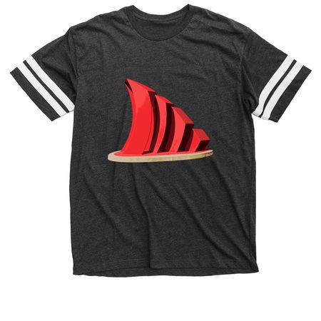 Wear Your Journey, a Vintage Smoke / White Football Jersey Tee