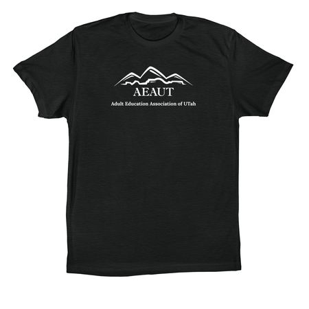 AEAUT Logo, a Vintage Black Premium Cotton Tee