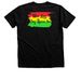 One Love Dog Rescue - LIFE IS BETTER, a Black Heather Premium Unisex Tee (back-view)