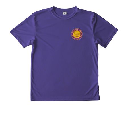 ABC Performance Activewear, a Purple Youth Performance Tee