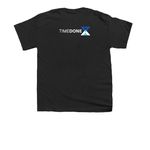 TimeDone Classic, a Black Youth Unisex Tee (back-view)