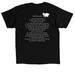 Lambs have Hands?, a Black Classic Unisex Tee (back-view)