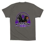 Mt Pleasant K9s, a Asphalt Premium Cotton Tee (back-view)