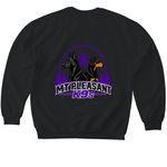Mt Pleasant K9s, a Black Softstyle Crewneck Sweatshirt (back-view)