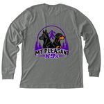 Mt Pleasant K9s, a Deep Heather Premium Long Sleeve Tee (back-view)