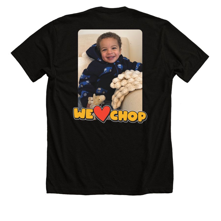 Team IzzyPop, a Solid Black Blend Premium Unisex Tee (back-view)