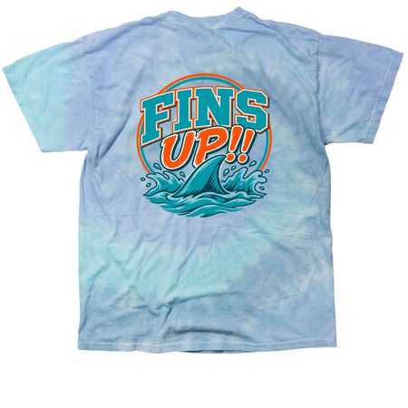FINS UP!&nbsp;, a Lagoon Classic Tie Dye Tee
