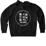 10 Years of Pets Are Family, a Black Stanley/Stella Unisex Cruiser 2.0 Pullover Hoodie (back-view)