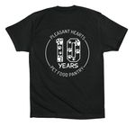 10 Years of Pets Are Family, a Vintage Black Premium Cotton Tee (back-view)