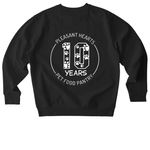 10 Years of Pets Are Family, a Black Stanley/Stella Unisex Changer 2.0 Crewneck Sweatshirt (back-view)