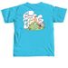Oh the Places You?ll Go!, a Lagoon Blue Comfort Colors Unisex Tee (back-view)