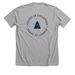 New Dark Logo, double sided, a Athletic Heather Premium Unisex Tee (back-view)