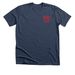 AHF Social Club Front & Back Print&nbsp;, a Heather Navy Premium Unisex Tee