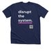 Disrupt pink - Christine for Congress&nbsp;, a Solid Navy Blend Premium Unisex Tee