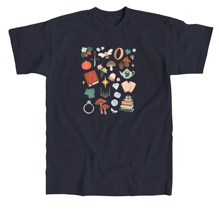 Into the Heart, a Navy Union Made Unisex Tee