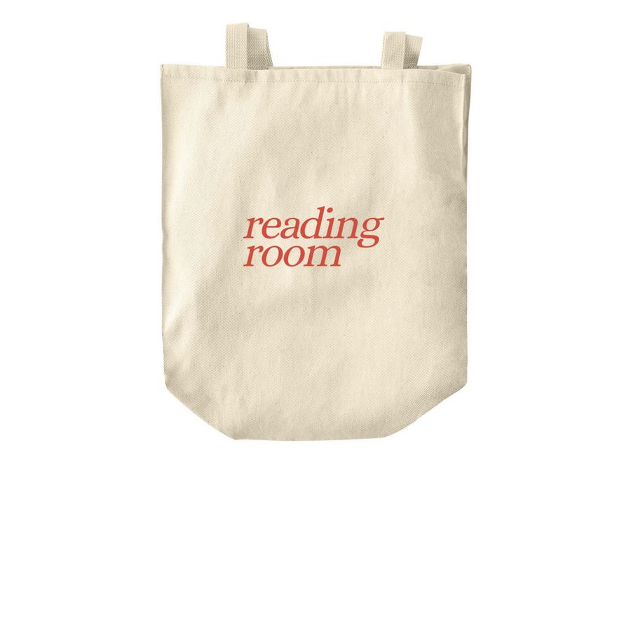 reading room tote bag, a Natural Over-the-Shoulder Shopping Tote Bag