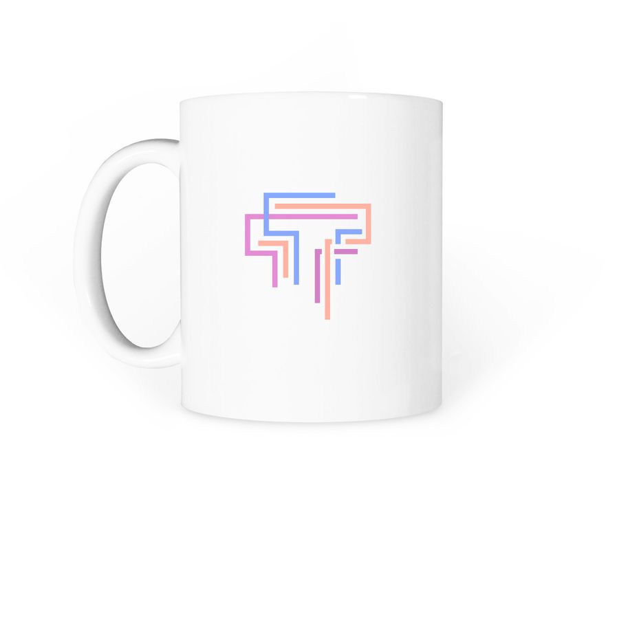 Happy Pride Mug, a White Coffee Mug (back-view)
