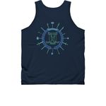 LANCE Spring Training 2026, a Navy Classic Unisex Tank Top (back-view)