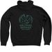 Get Your Helping Hooves Wellness Gear!, a Black Zip Up Hoodie (back-view)