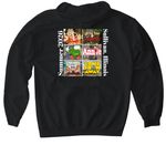 Summer Lovin', a Black Gildan Softstyle Pullover Hoodie (back-view)