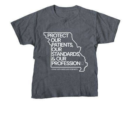 Support MDHA Legal Efforts, a Dark Heather Youth Unisex Tee