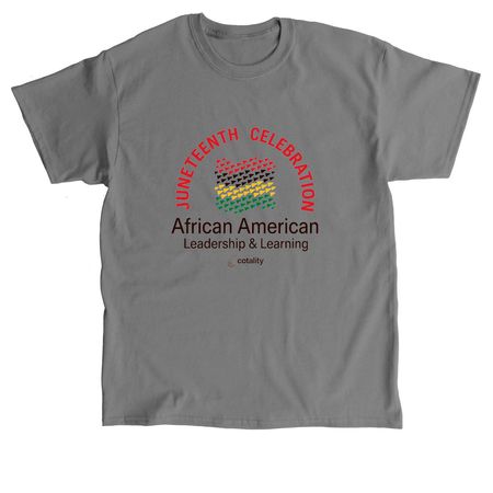Limited Edition Juneteenth 2026, a Charcoal Classic Unisex Tee