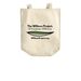 Tote Bags, a Natural Over-the-Shoulder Shopping Tote Bag (back-view)
