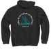 "fishers of men" two-tone tee/crew/hoodie, a Black Pullover Hoodie (back-view)