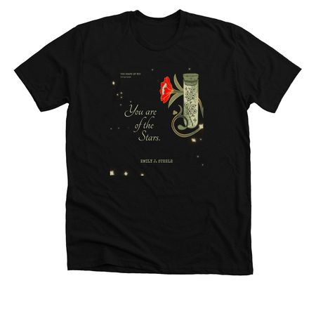 You Are of The Stars, a Solid Black Blend Premium Unisex Tee