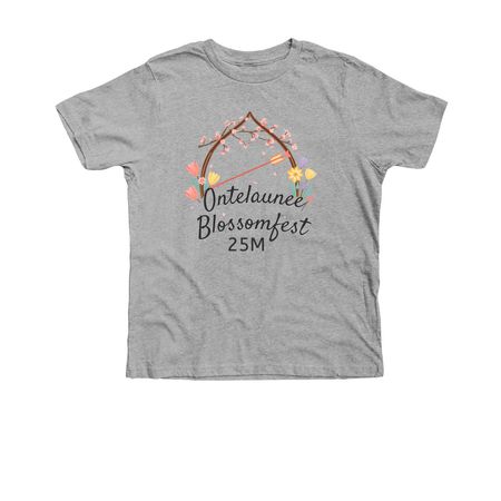 Ontelaunee Blossomfest 25M T-Shirt, a Athletic Heather Premium Youth Tee