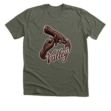 Y.P.O., a Heather Military Green Premium Unisex Tee