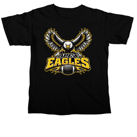 Apex Eagles Classic Tee, a Black Comfort Colors Unisex Tee