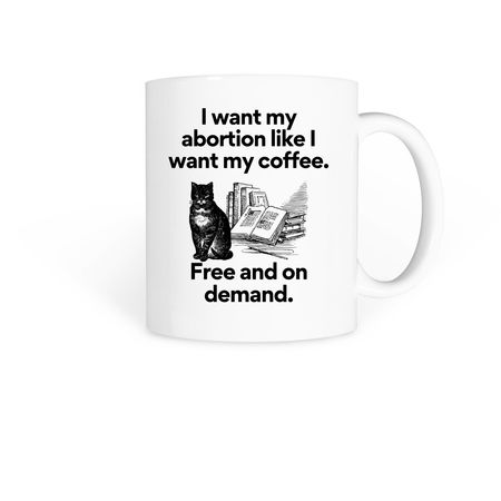 Free & On Demand, a White Coffee Mug