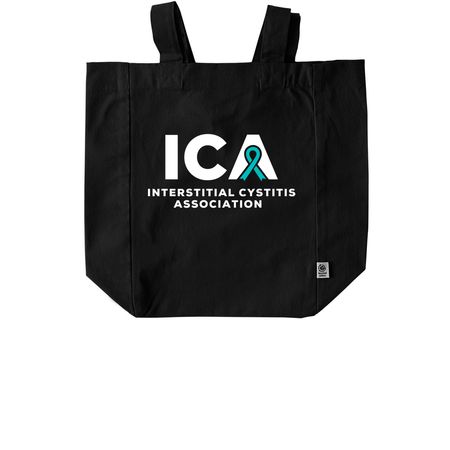 ICA Bags, a Black Recycled Cotton Tote Bag